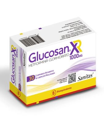 Glucosan XR 1000 mg x 30 comprimidos Sanitas